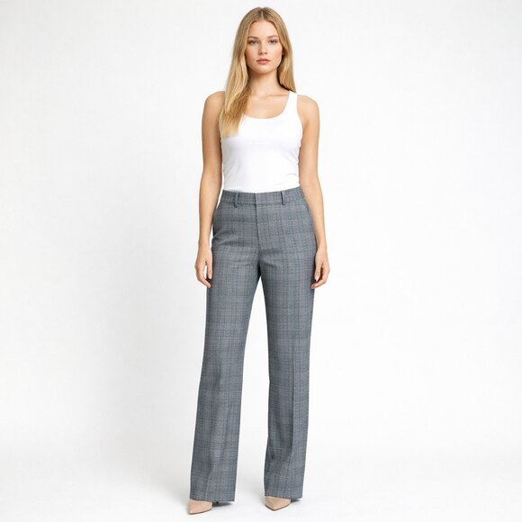 White House Black Market Pants - 2/$30 White House Black Market The Slim Glen Plaid Trouser 12 #8090